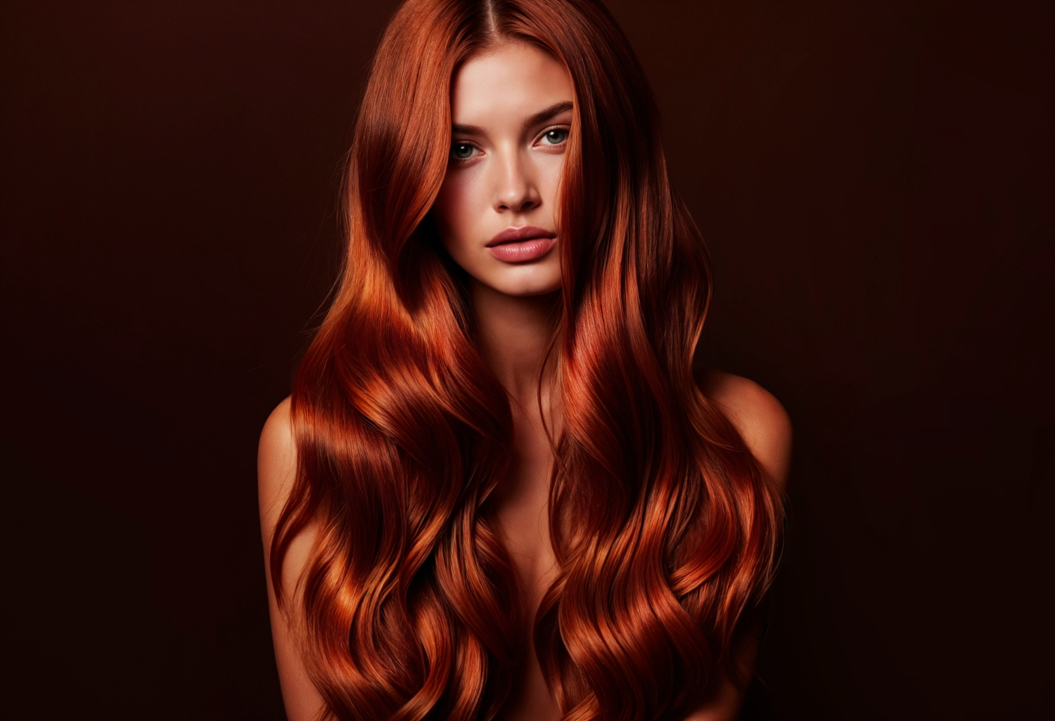 stunning-woman-with-long-red-hair (1) Peluquería en Pamplona, mujer hermosa pelirroja